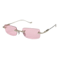 Lentes De Sol Chrome Hearts Rimless Rosas