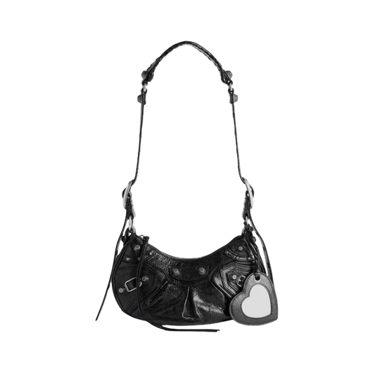 Bolsa Balenciaga Le Cagole Shoulder Bag Negro Lisa Negro