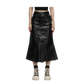 Falda Rick Owens Drkshdw Black Porterville Godet Denim Midi FW24