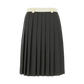 Miu Miu Falda Midi Con Diseño Plisado