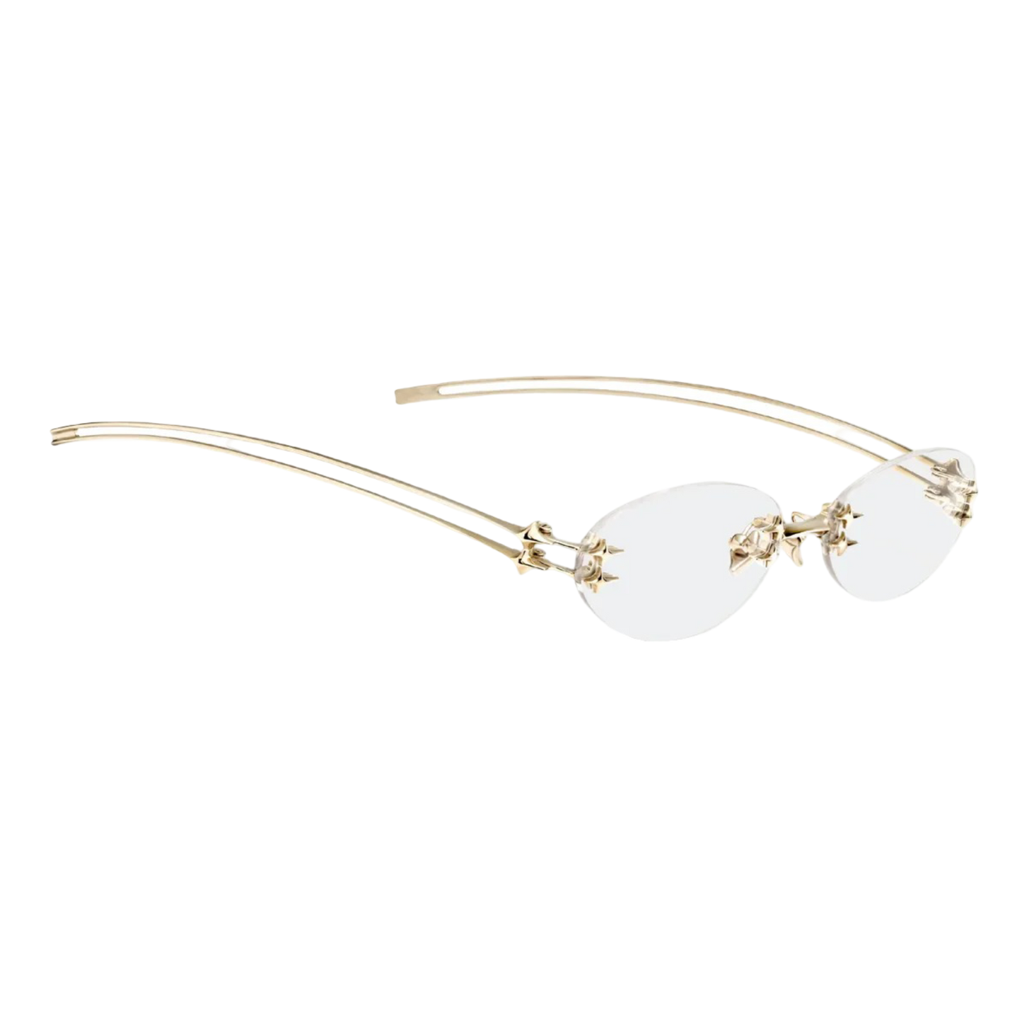Gentle Monster Lentes Oftálmicos Rimless Dorados