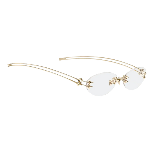 Gentle Monster Lentes Oftálmicos Rimless Dorados
