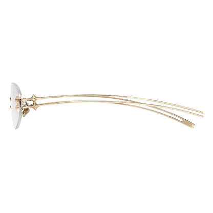 Gentle Monster Lentes Oftálmicos Rimless Dorados