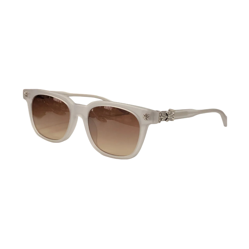 Lentes De Sol Chrome Hearts Full Frame White