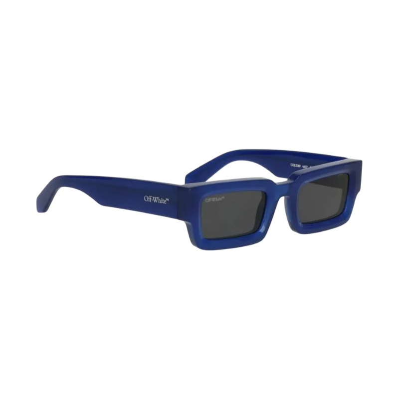 Off-white Lentes De Sol Con Armazón Rectangular Azul