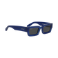 Off-white Lentes De Sol Con Armazón Rectangular Azul