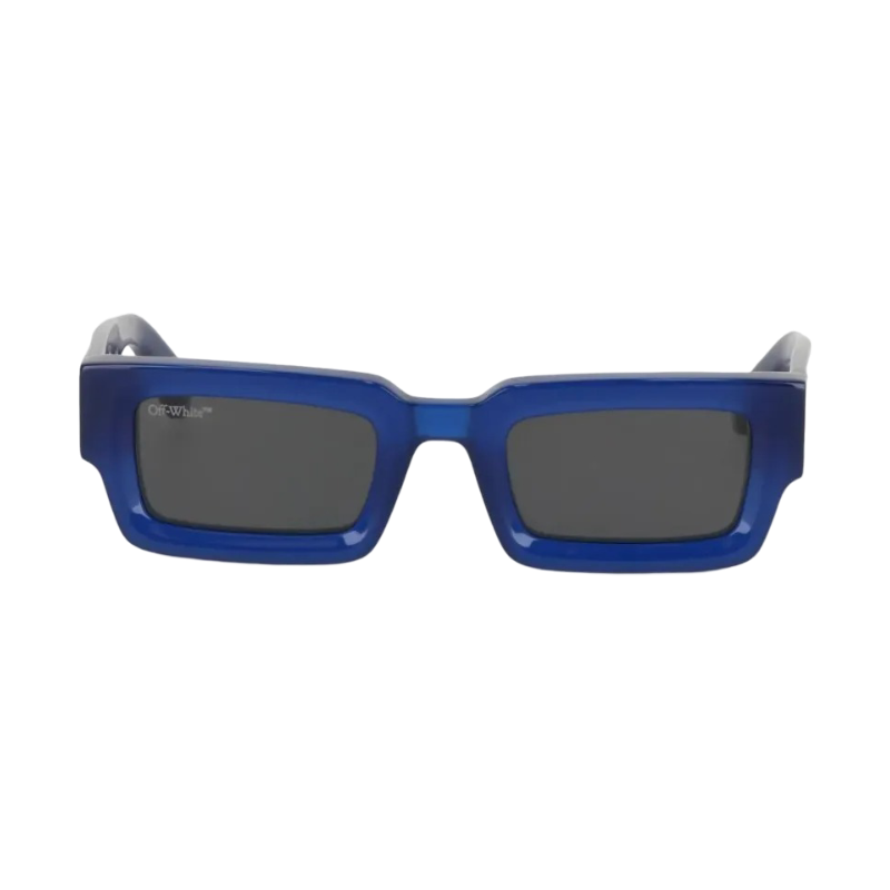 Off-white Lentes De Sol Con Armazón Rectangular Azul
