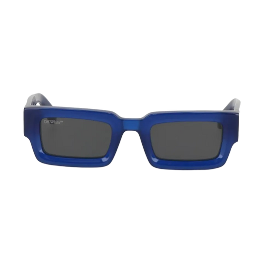 Off-white Lentes De Sol Con Armazón Rectangular Azul