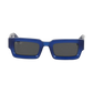 Off-white Lentes De Sol Con Armazón Rectangular Azul
