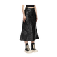 Falda Rick Owens Drkshdw Black Porterville Godet Denim Midi FW24
