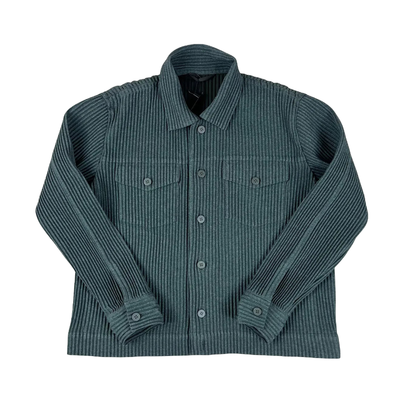 Camisa Issey Miyake Homme Plisse Verde