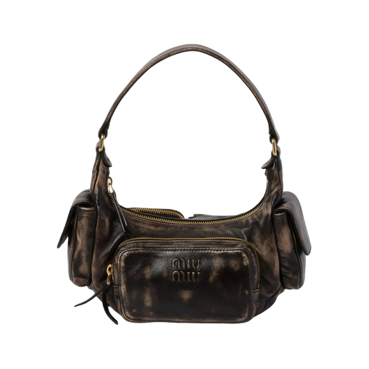 Bolsa Miu Miu Nappa Leather Pocket Bag