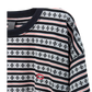 Playera Chrome Hearts Striped Cross