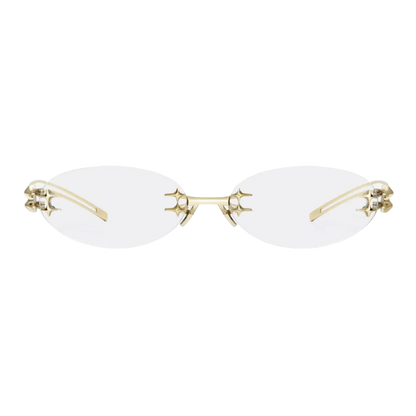 Gentle Monster Lentes Oftálmicos Rimless Dorados