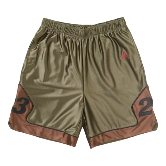 Shorts Basketball Jordan × Supreme Olivo Y Café Ss24