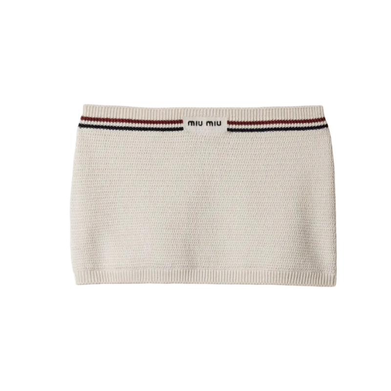 Conjunto Miu Miu De Punto De Algodón Crema S - M