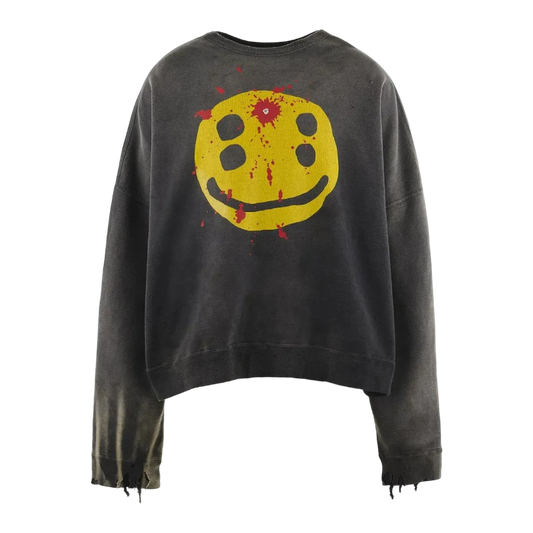 Saint Michael X Cactus Plant Flea Market Smiley Sweatshirt FW23