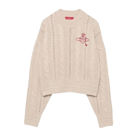Sueter Vivienne Westwood Knitwear Beige Original