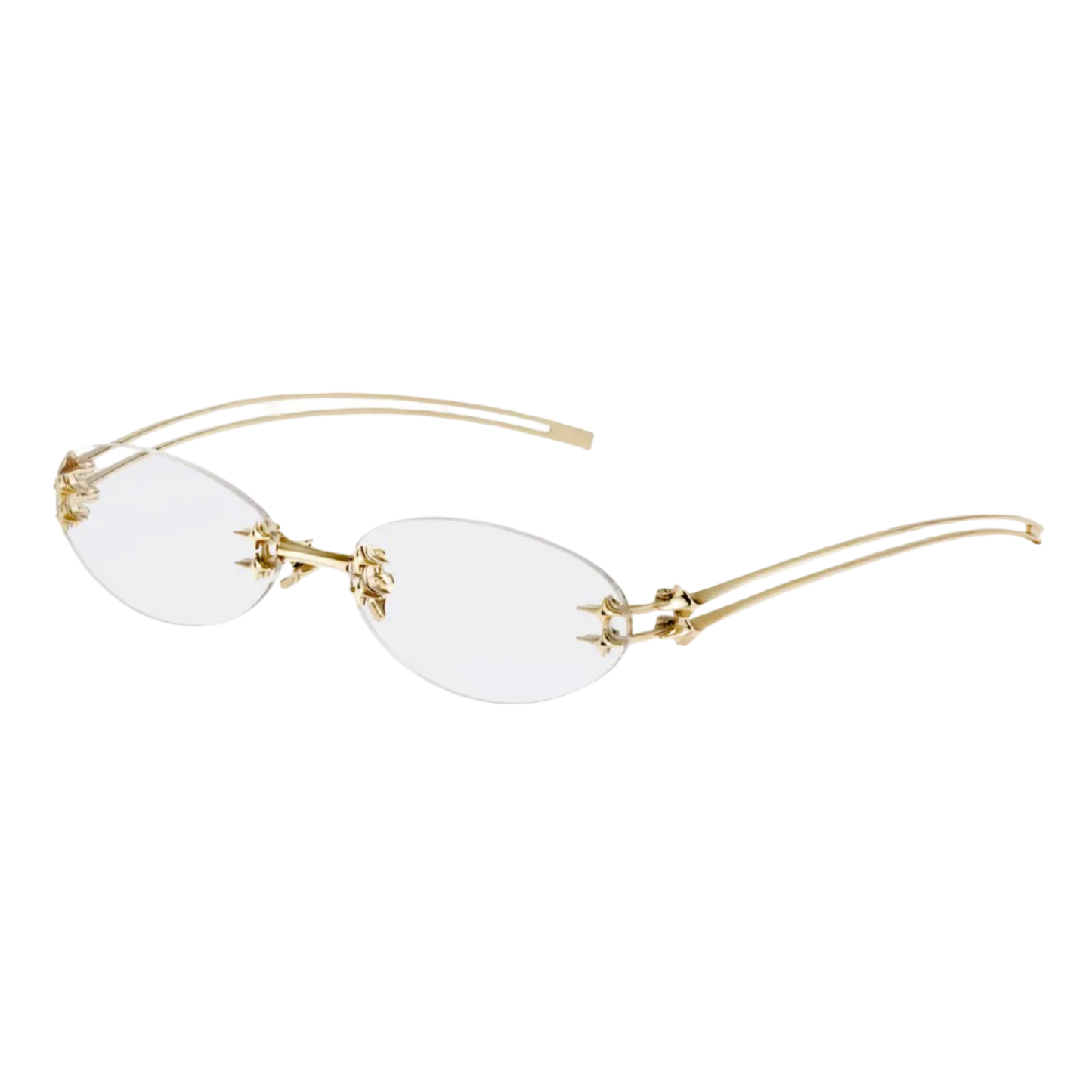 Gentle Monster Lentes Oftálmicos Rimless Dorados