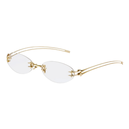 Gentle Monster Lentes Oftálmicos Rimless Dorados