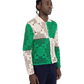 Camisa Bode Duotone Crochet Overshirt Green