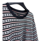 Playera Chrome Hearts Striped Cross