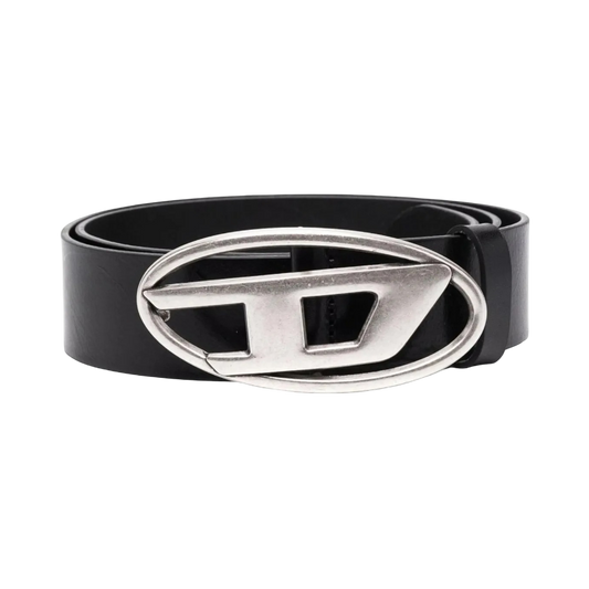 Diesel Cinturón 1dr Con Hebilla Del Logo Color Negro