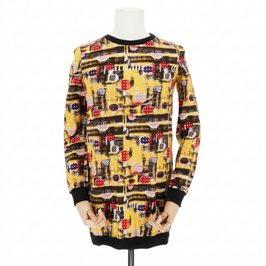 Top John Galliano Long Sleeve Circle Print