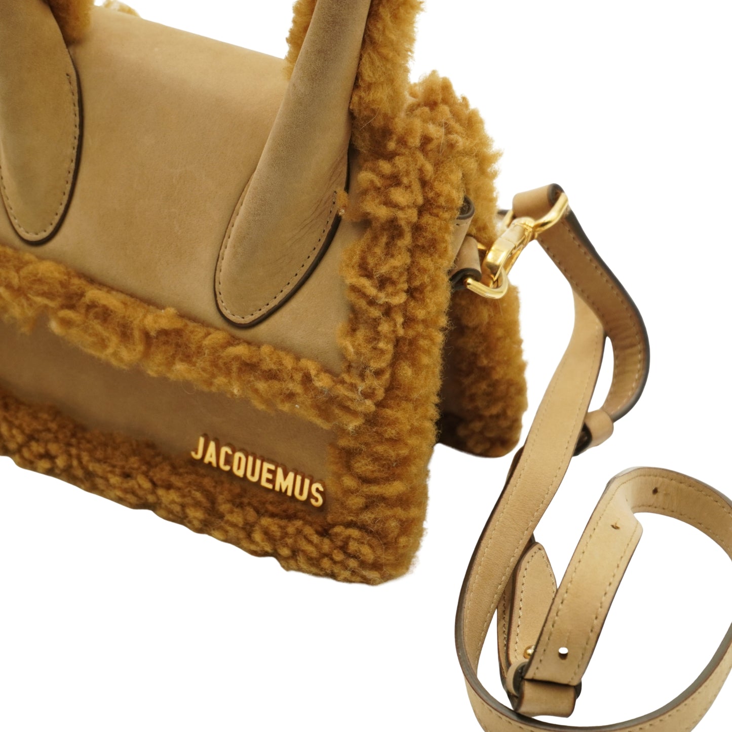 Bolsa Jacquemus Le Chiquito Montagne Shearling