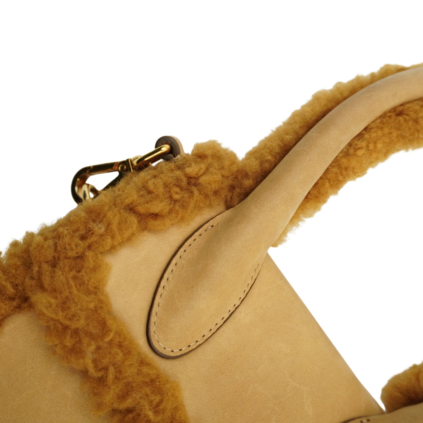 Bolsa Jacquemus Le Chiquito Montagne Shearling