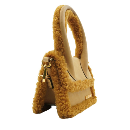 Bolsa Jacquemus Le Chiquito Montagne Shearling