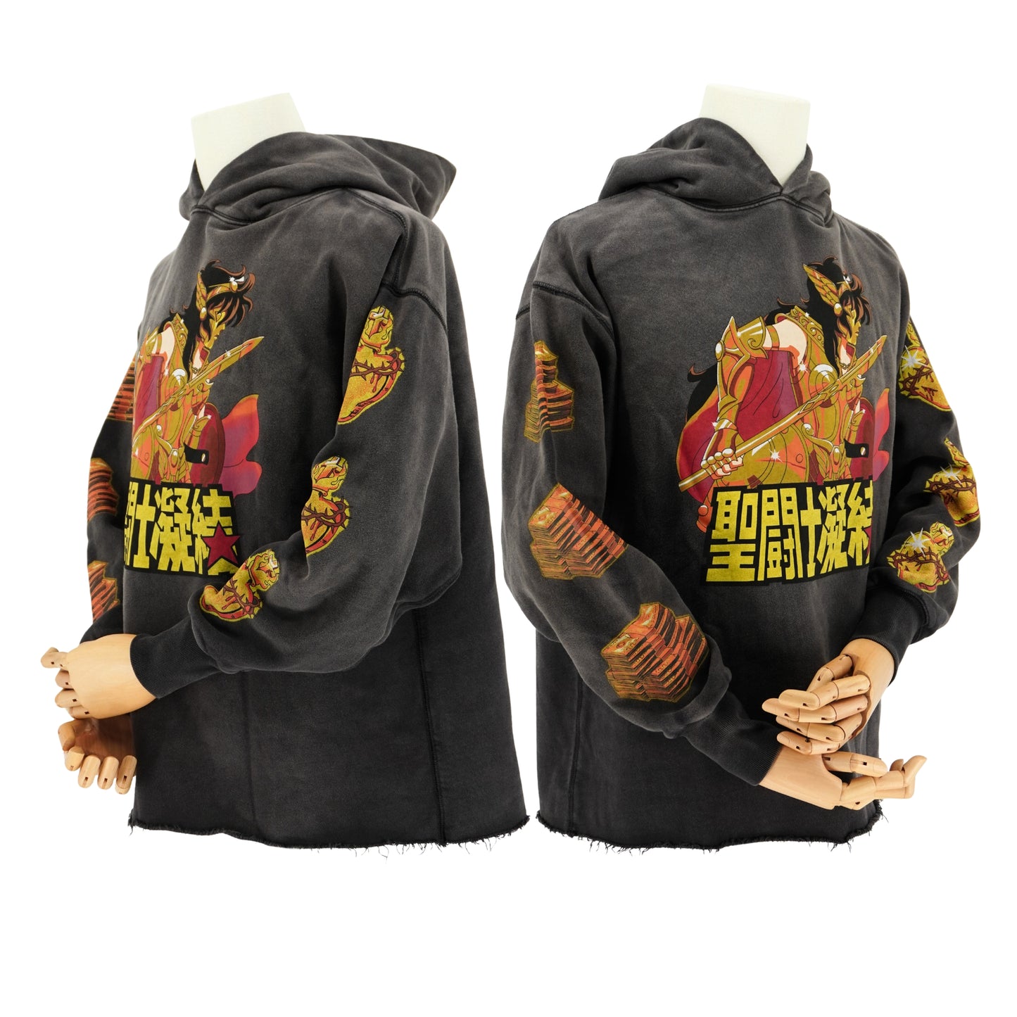 Saint Michael Hoodie Saint Seiya Vintage Wash