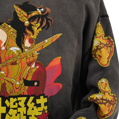 Saint Michael Hoodie Saint Seiya Vintage Wash