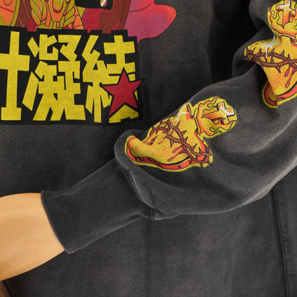 Saint Michael Hoodie Saint Seiya Vintage Wash