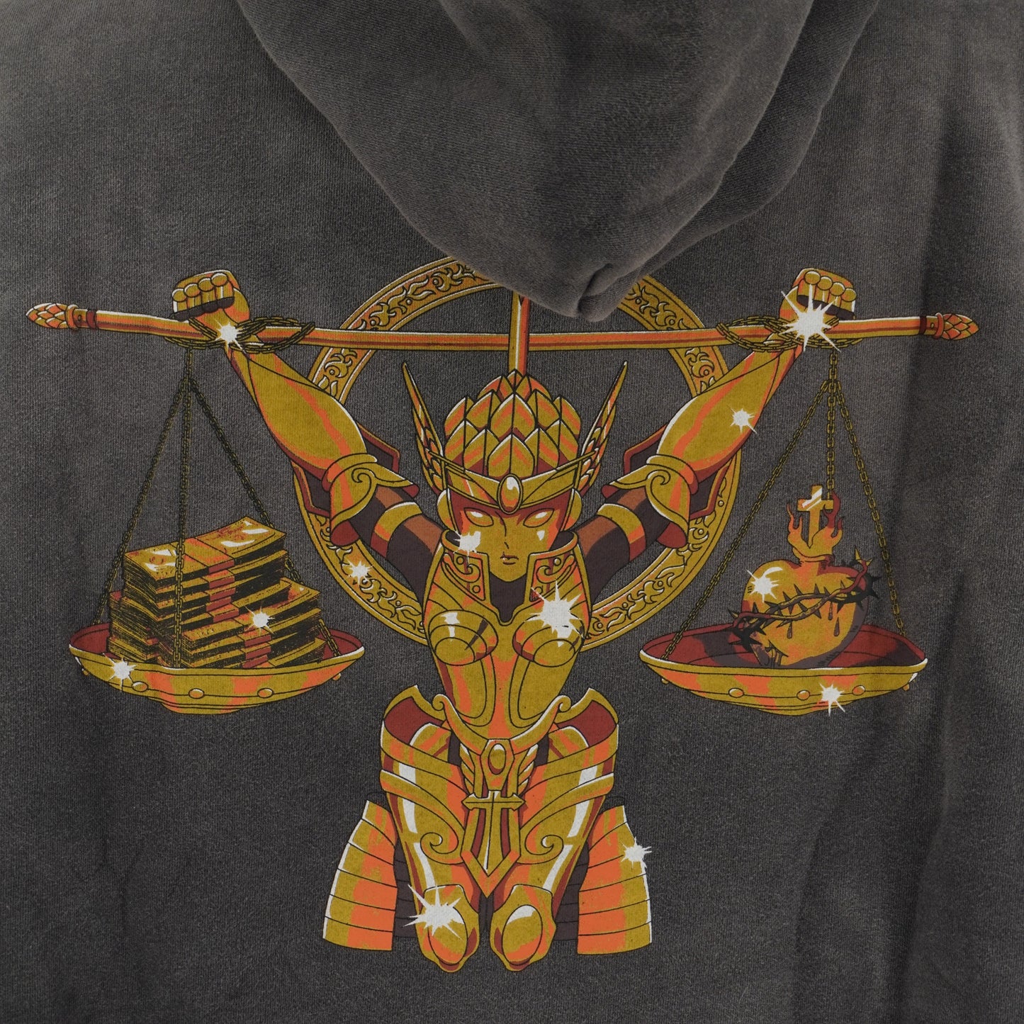 Saint Michael Hoodie Saint Seiya Vintage Wash