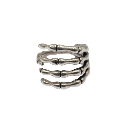Vivienne Westwood Anillo Skeleton Hand Wrap Silver