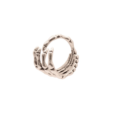 Vivienne Westwood Anillo Skeleton Hand Wrap Silver