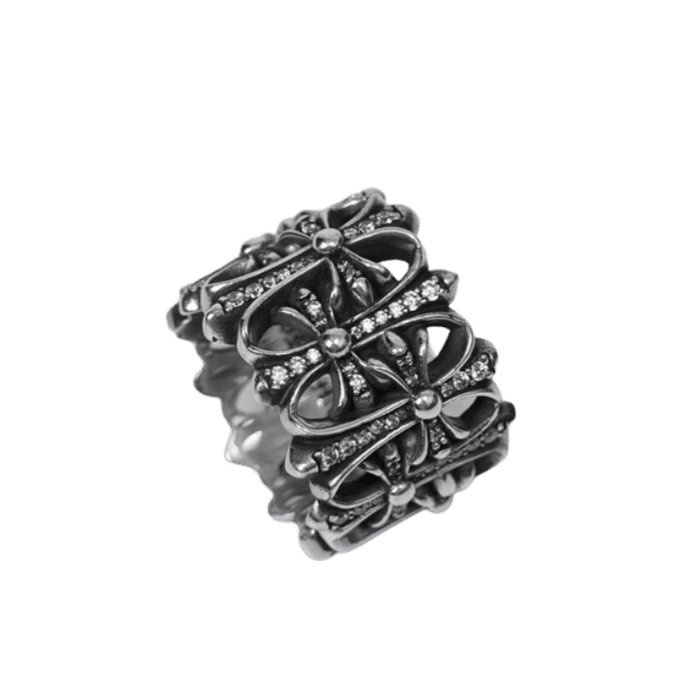 Anillo Chrome Hearts Cemetery Silver