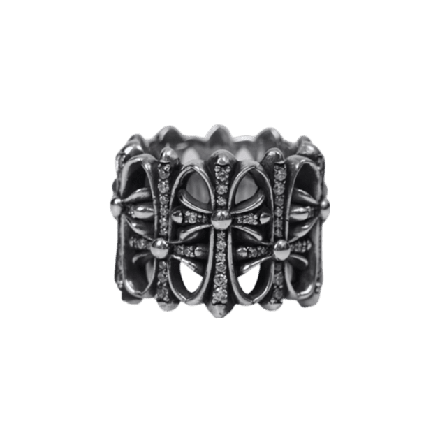 Anillo Chrome Hearts Cemetery Silver