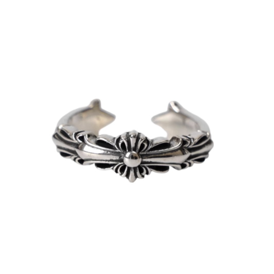 Anillo Chrome Hearts Lineal Clásico