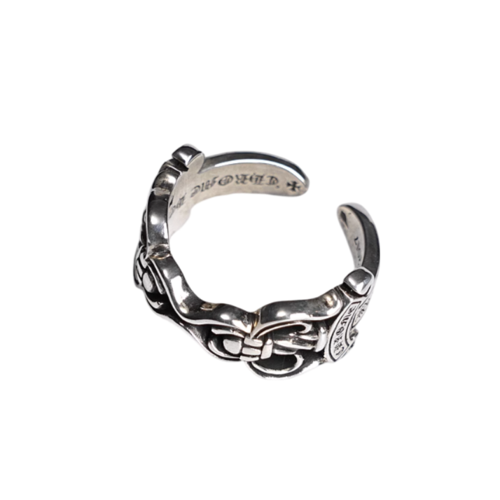 Anillo Chrome Hearts Double Dagger