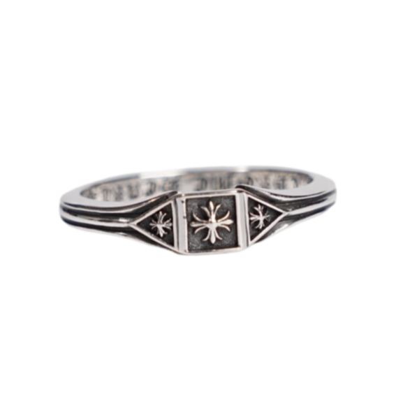 Anillo Chrome Hearts Cuadrado