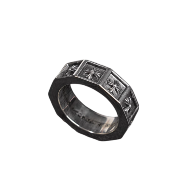 Anillo Chrome Hearts Squared Ring