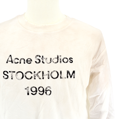Playera Acne Studios 1996 Logo Tee White