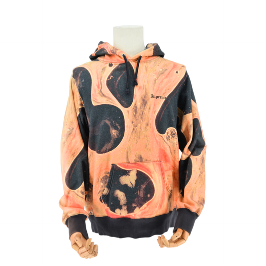 Sudadera Supreme Con Capucha Blood Negro