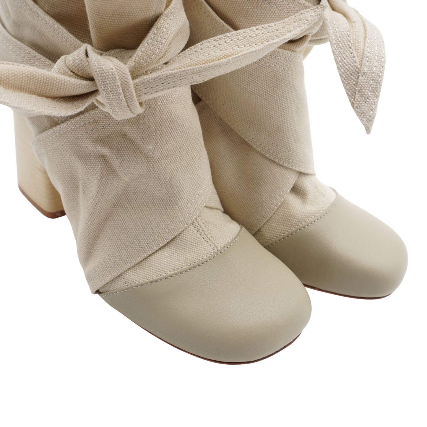 Botas Lemaire Wrapped 90 Boots Beige