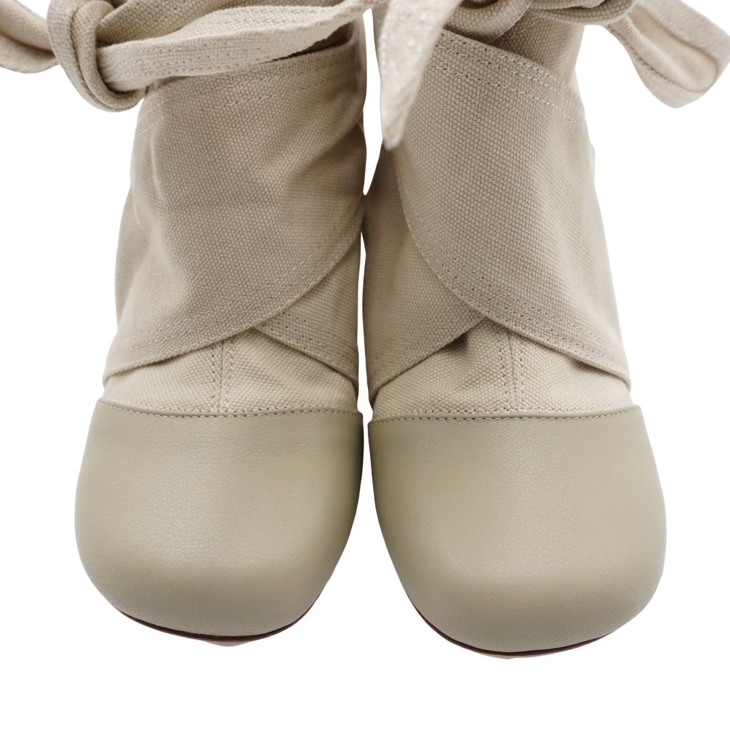 Botas Lemaire Wrapped 90 Boots Beige