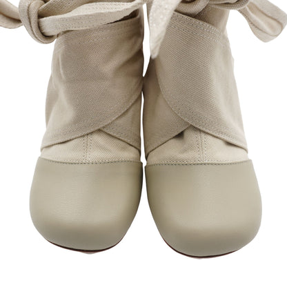 Botas Lemaire Wrapped 90 Boots Beige