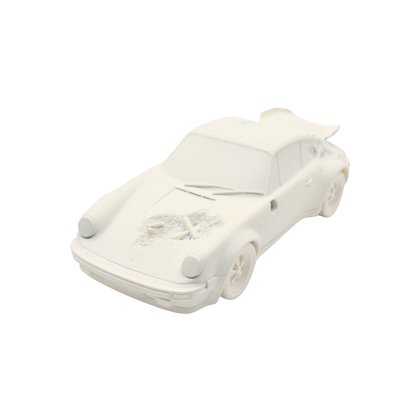 Carro Eroded Delorean Blanco Daniel Arsham Original