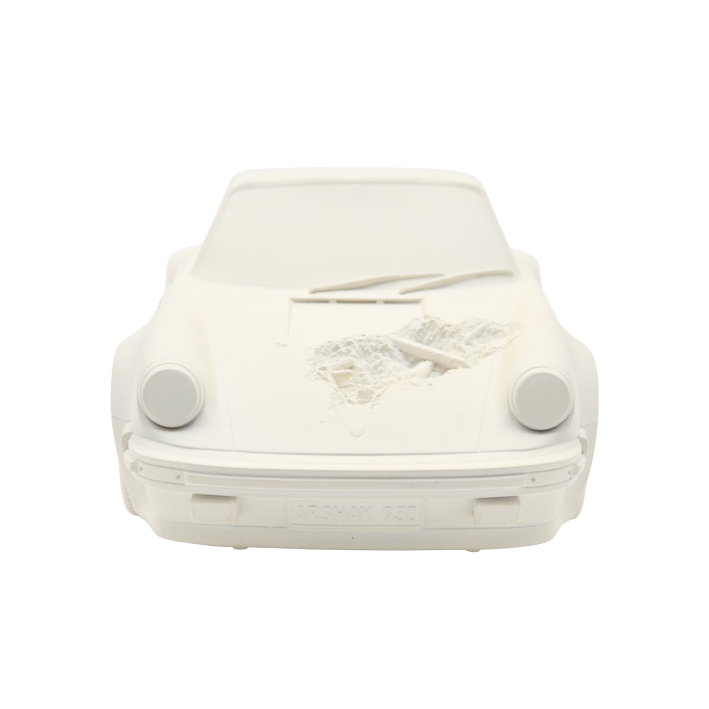 Carro Eroded Delorean Blanco Daniel Arsham Original